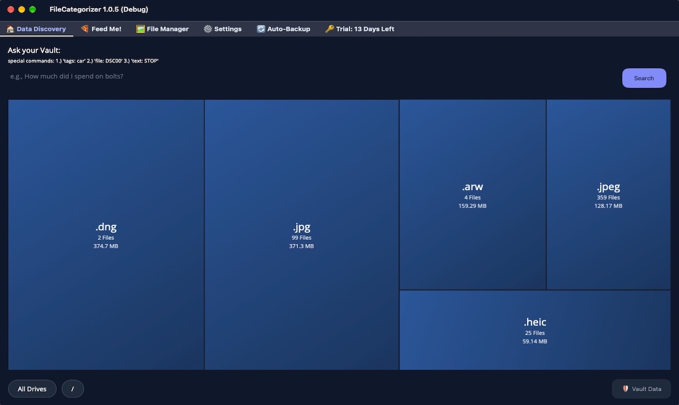 Your vault stays on your computer